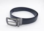 3.3cm Men's Reversible Leather Belt Classic Cow Genuine Leather Luxury Strap