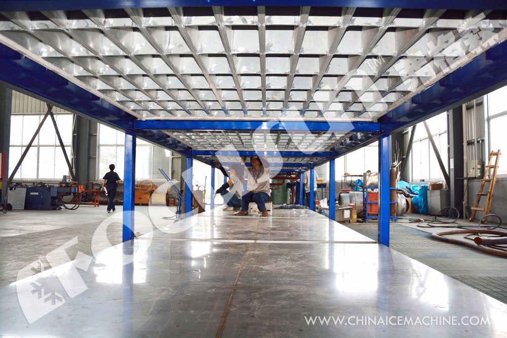 1 Ton Bitzer Compressor Direct Refrigeration Block Ice Machine for Customized Ice Making