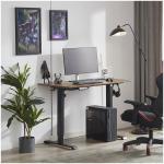 Office Building Petite Ergonomic French One Motor Electric Standing Desk for