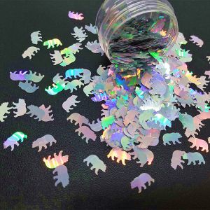 Thanksgiving Occasion Bear Glitter Shapes Polyester Duck Shaped Glitter Bear