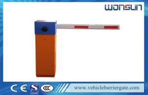 China Colored Parking Barrier Gate , Aluminum Boom Car Park Barrier Systems factory