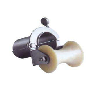 China Conduit Cable Laying Guide Rollers Bell Mouth Roller Split Lock Cable Rollers factory