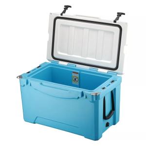 China Roto Molded Travel Cooler Box Thermal LLDPE Plastic Ice Cooler Box factory