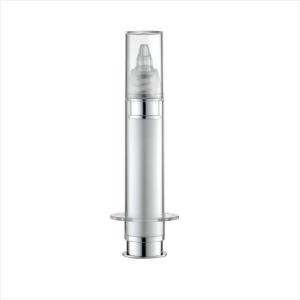 China 10ml Syringe Bottle Double Wall Eye Cream bottle Airless Pump Bottle factory