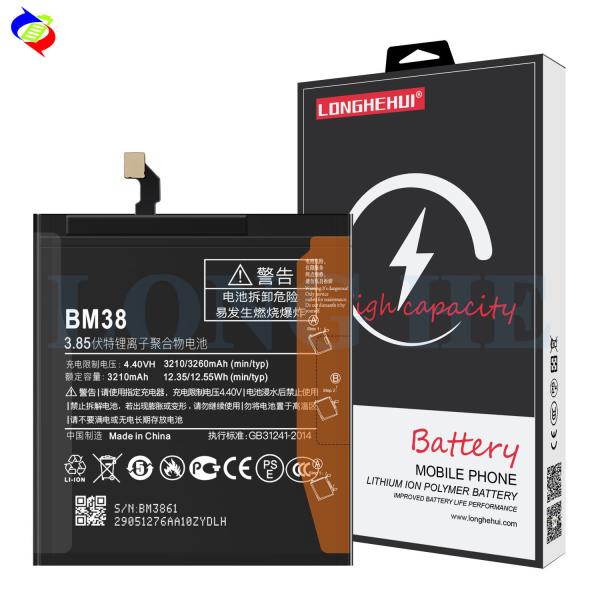 Original Replacement Battery for Xiaomi Redmi 4s BM38 3260mAh 3.85V Phone