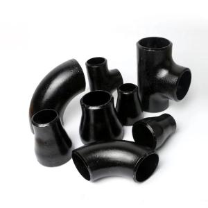 China Carbon Steel Black Pipe Fitting Tees ASTM A234 WPB Acid Proof factory