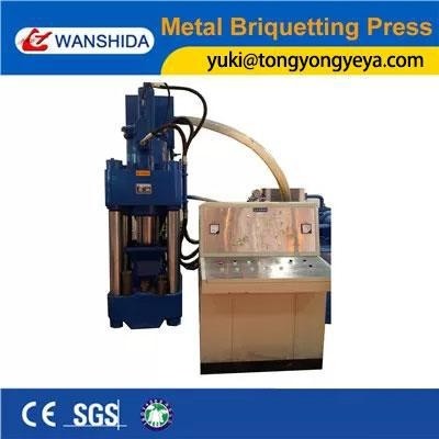 China 18.5kW Metal Briquetting Press Length 120mm Scrap Metal Machines factory