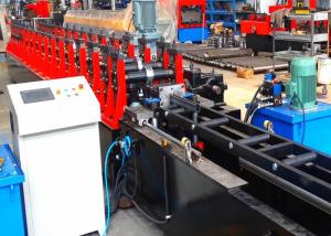 China Metal Strut Channel Roll Forming Machine , Gear Box Driven Frame Roll Former factory