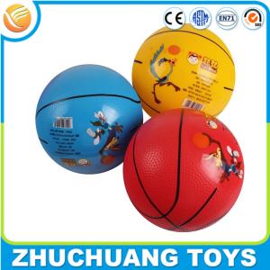 China wholesale cheap pvc custom print kings sport toys basketball ball factory