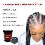 African Hair Styling Strong Hold Tamer Gel Texturizing Braid Gel for Mustache