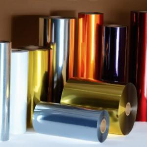 China UV IR Reflective Metallized Film 400m To 24000m Aluminium Coated PET Film factory