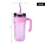 Spraying Surface Blue Stainless Steel Sports Bottle Screw On Lid Easy To Clean