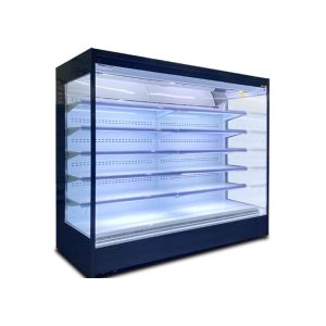 Fast Refrigeration Commercial Multideck Display Open Front Chiller Low Noise