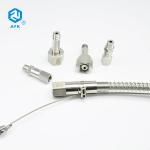 304SS Flexible Metal Hose With Safety Cable For LPG Gas Cylinder