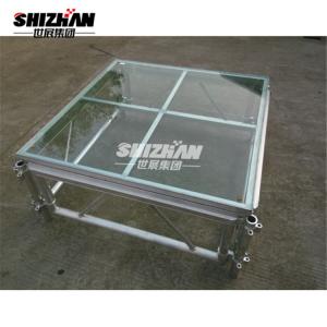 China Durable Outdoor Wedding Platform Stage Event Decorative Aluminum Mobile Acrylic Stage factory