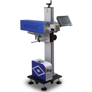 China 20w 30w Flying CO2 Laser Marking Machine With Conveyor factory