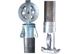 China Electric Power Construction Tower Erection Tools Inner Suspended Tubular Gin Pole factory
