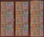 Persian Patterned UV Blocking Decorative Window Glass Film Adhesive Free
