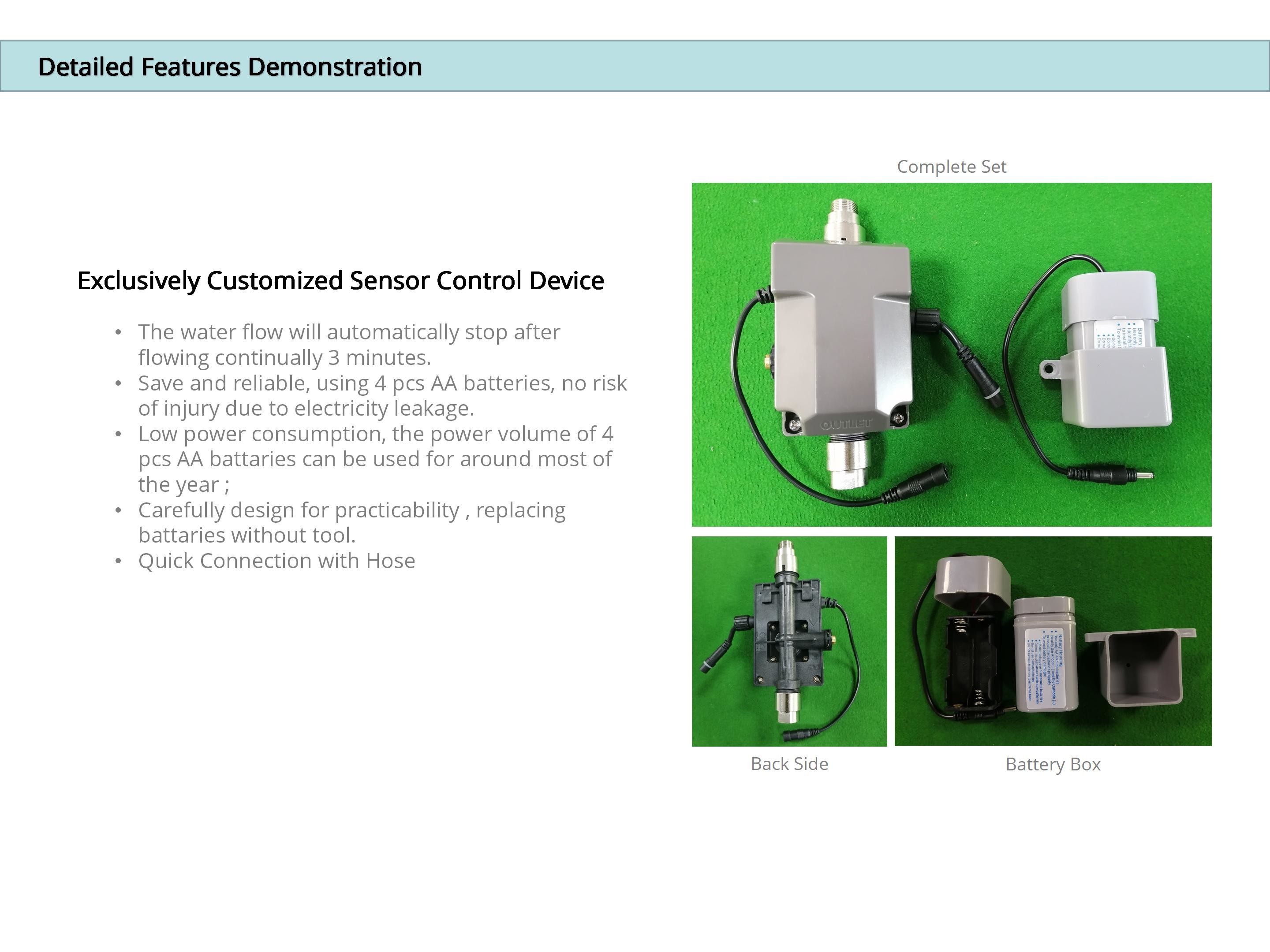 SS304 CUPC Motion Sensor Water Taps / Flexible Kitchen Mixer Tap With Pull Out Spray