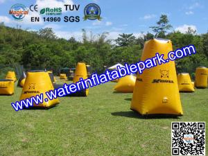 China Game Inflatable Paintball Bunker , Paintball Inflatable Bunkers factory