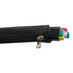 Cable Organizer PET Monofilament Zipper Cable Sleeve Braided Wrap Easy