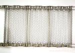 Chain Edge Stainless Steel Wire Mesh Conveyor Belt 20-100m Length Anti Acid