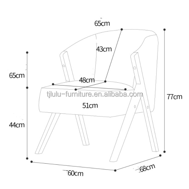 Comfortable Modern Luxury Velvet Soft Sofa Living Room Lounge Solid Wood Lazy Upholstered White Chair for Dining Chair
