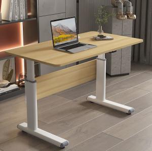 China Desktop Color Bamboo Adjustable Height Mini Bar Counter Standing Desk for Home Office factory