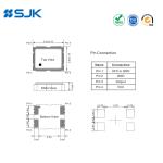 3225 SMD TCXO With 38.4MHz 3.3V Clipped Sinewave Output