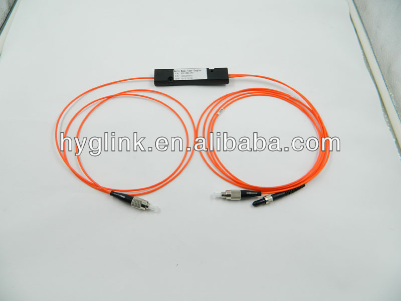 Fiber Optic Ftth 1x2 Multimode PLC Splitter With Connector