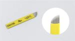 0.2mm Stainless Steel Yellow Microblading Blades Tattoo Needles Sterilized