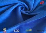 Multi Coloured Brushed Poly Fabric , Athletic Jersey Fabric Strong Adhensive