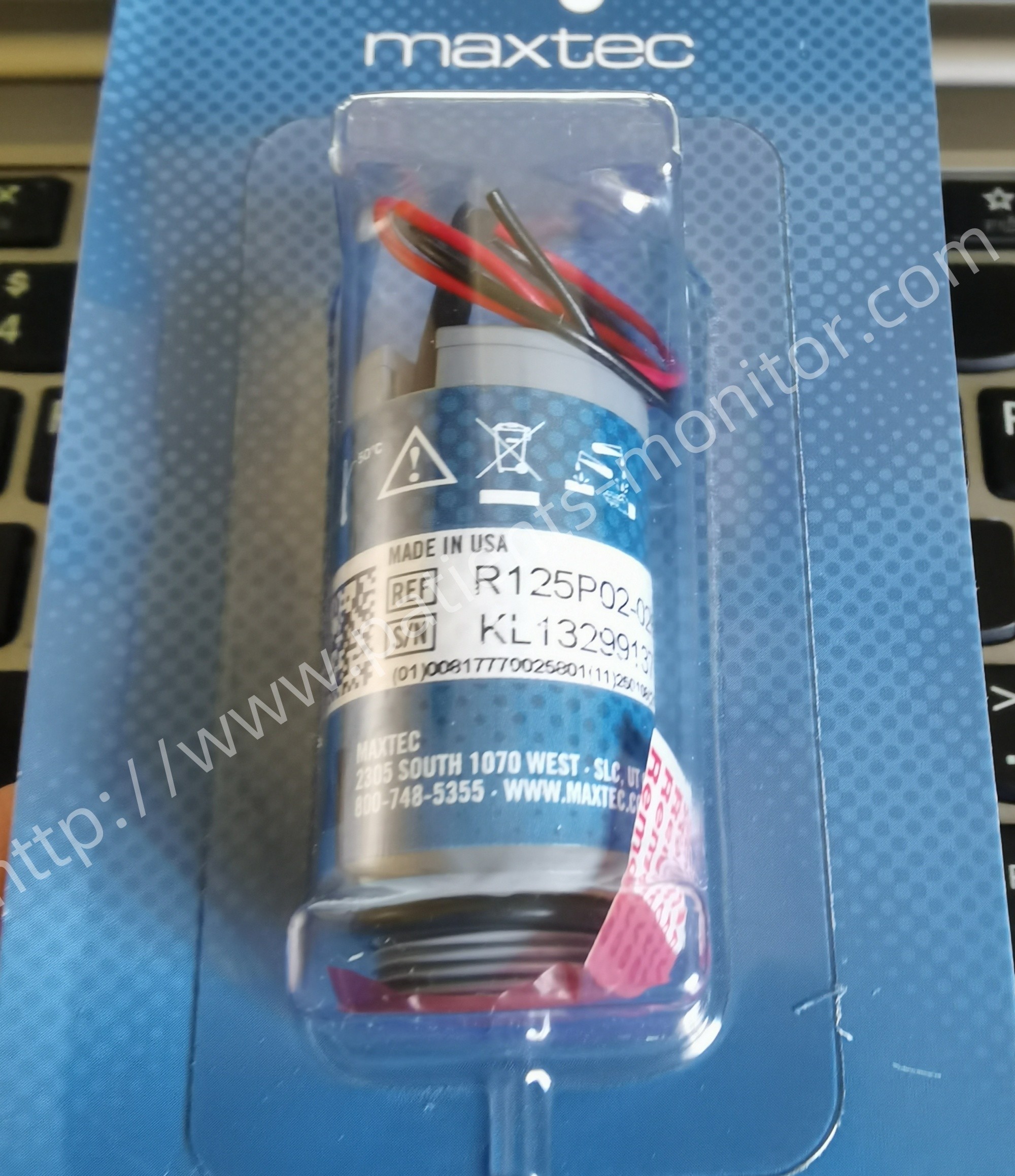 Maxtec Max-250 B+ Oxygen Sensor Bare Wire R125P02-026 Replacement Accessories For Medical Equipment