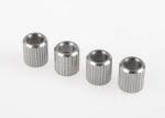 SUS316F CNC Lathe Parts Stainless Steel Knurled Nut M8.5 With Zinc Plated Finish