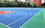 Prefabricated Sports Rubber Floor Basketball Court Practical Waterproof