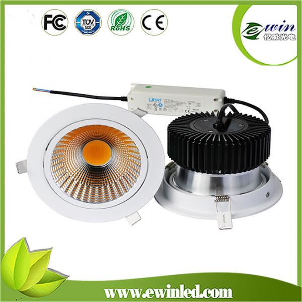 China 3 years warranty 30w COB led downlight with CE ROHS ERP VO FCC factory