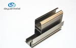 5.98 Meter Champagne Aluminum Door Profile Comply With EN755-9