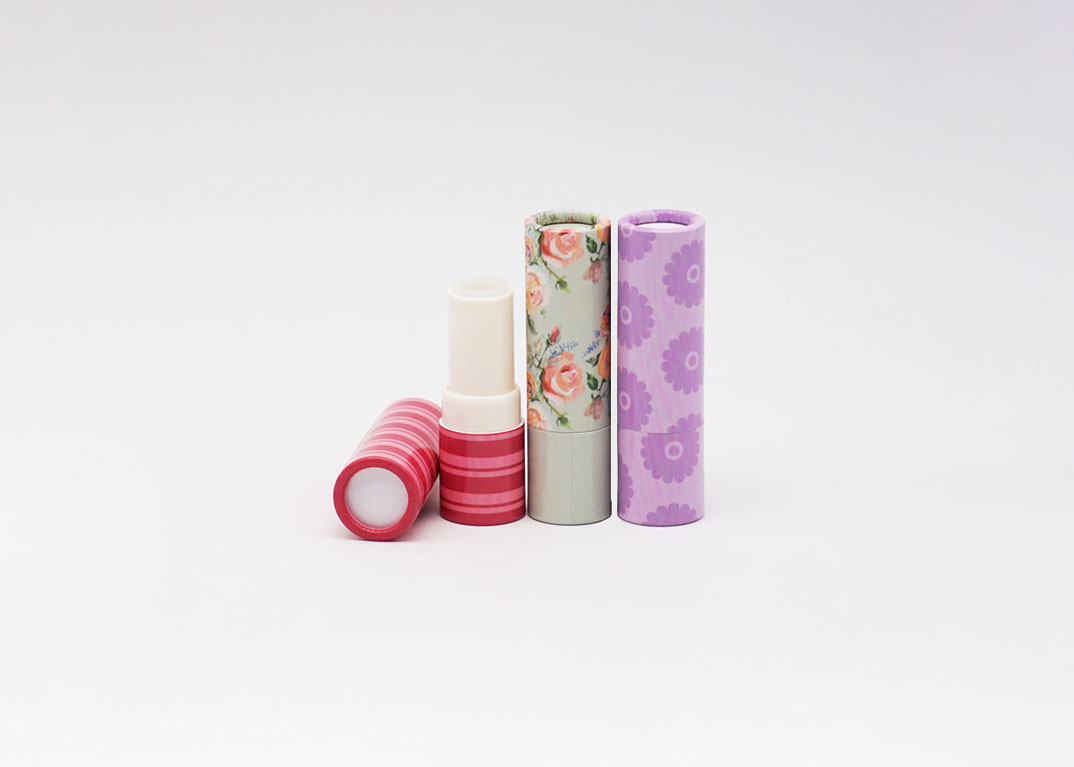 3.5g Paper Refillable Lip Balm Tube Private Label Empty Lipstick Tube