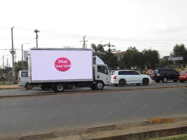 ODM P5 Digital Full Color Led Screen Boards For Truck Vehicle Trailer Advertisin
