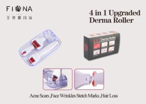 China private label dermaroller 4 in 1 kit derma care facial derma roller micro needle face beauty care rejuvenate factory