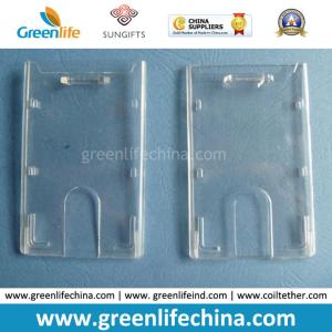 China High Quality ABS Clear ID Card Holder Badge Accessory factory