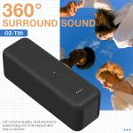 custom 20w bluetooth speaker subwoofer waterproof bass wireless tws speaker