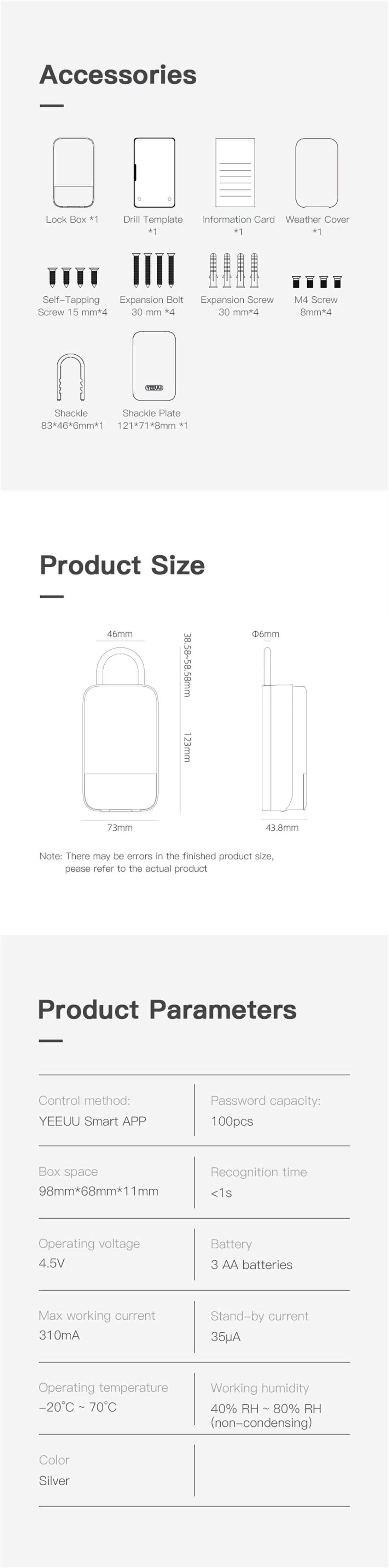 Smart Lock Box K121