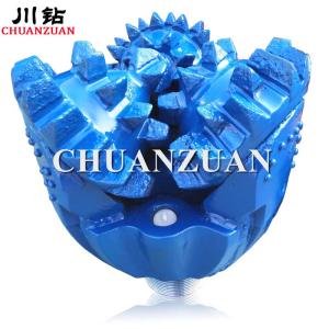 China 17 1/2 Inch Steel Tooth Tricone Bit / IADC 217 Water Well Drilling Tools factory