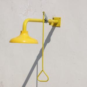 China Wall-mounted type stainless steel shower, emergency drench shower head with ABS coating ,anti crossion factory