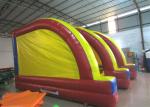Classic Inflatable Soccer Stadium Shooting Games 5 X 4m , Bounce House Indoor