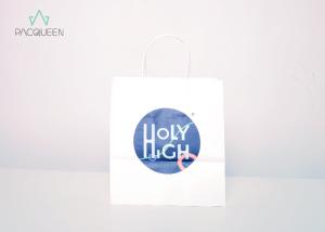 China Custom Branding Paper Carry Bag , Paper Takeaway Bags Eco Friendly factory