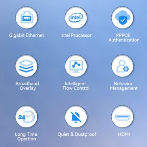 Intel Core i3 6100U Firewall Mini PC With Linux Single DDR4 Up To 16GB And GPIO