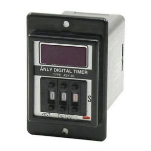 ASY-3D AC220V Power ON Delay Timer Time Relay 1-999 Seconds & Base