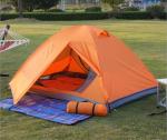 Lightweight Aluminum Alloy Poles 2-person Waterproof Dome Shelter Tent Family